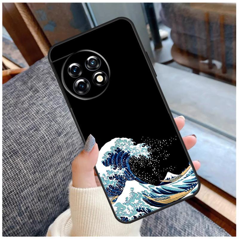 The Great Wave Off Kanagawa Case For OnePlus 13R 13s 12R 10T 13 12 11 10 9 Pro Nord 5 CE 2 3 4 Lite N10 N20 N30 Coque