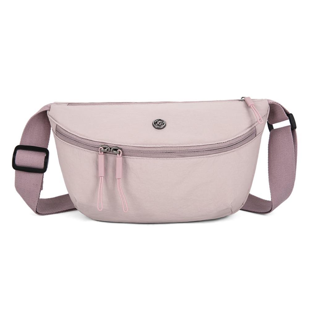 Casual Nylon Shoulder Bag Wide Shoulder Strap Dumpling Bag Oxford Cloth Crossbody Bag  Travel