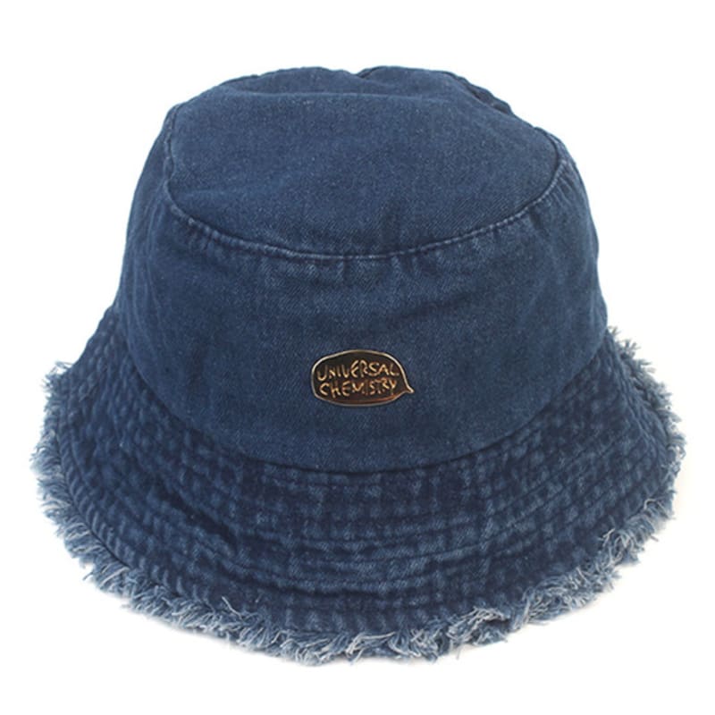 Universal Chemistry Washing Vintage Dark Denim Bucket Hat