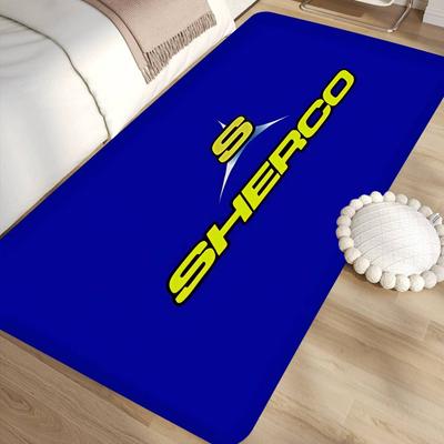 S-Sherco LOGO Floor Mat Retro Multiple Choice Living Room Kitchen Rug Non-Slip Modern Home Decor
