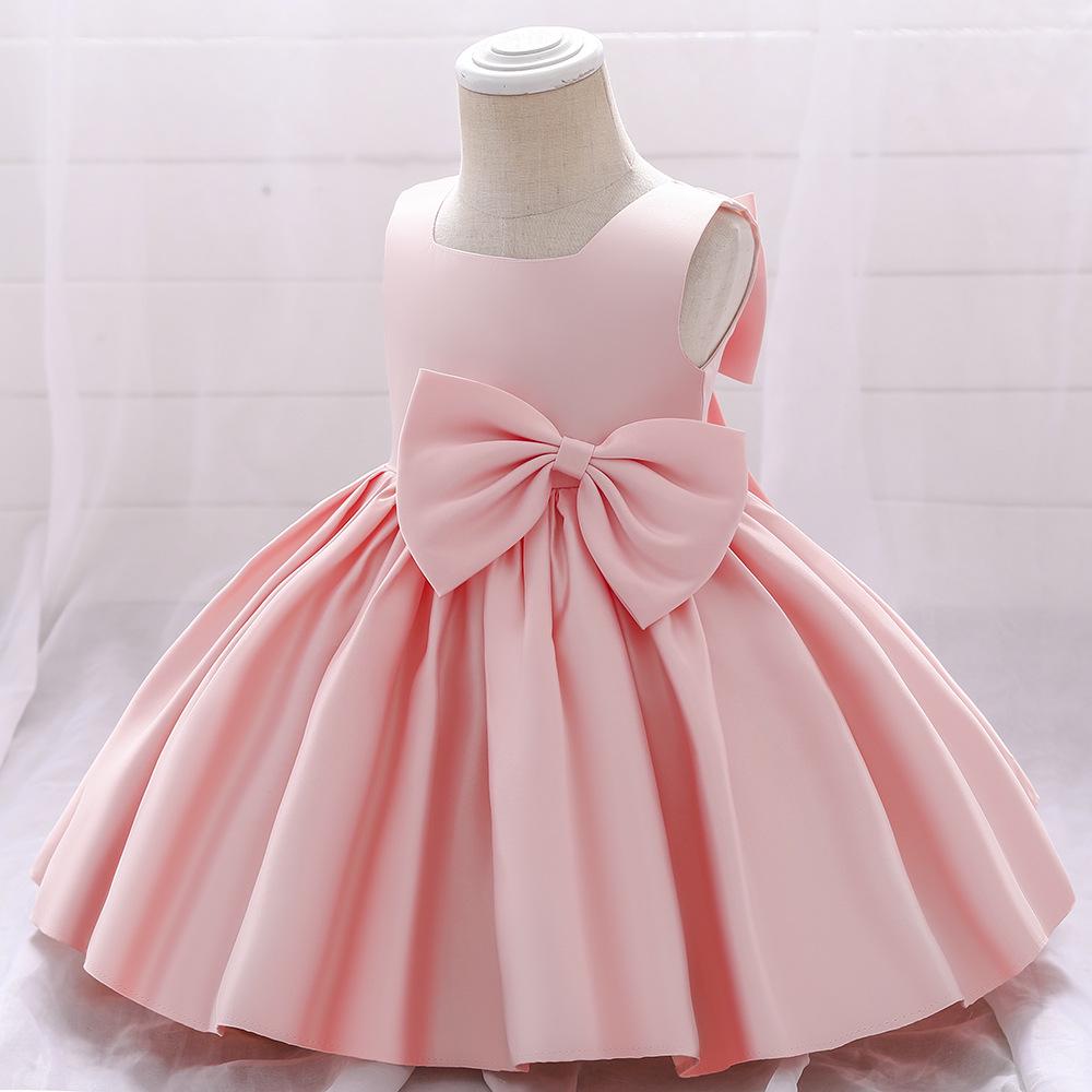 Children's Princess Bow Party Dress - Baby & Toddler Birthday Costume