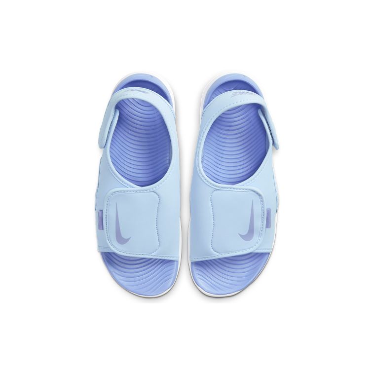 Nike Sunray Adjust 5 V2 Casual Comfortable Non-Slip Kids Sandals Kids Sandals White Blue DB9562-402