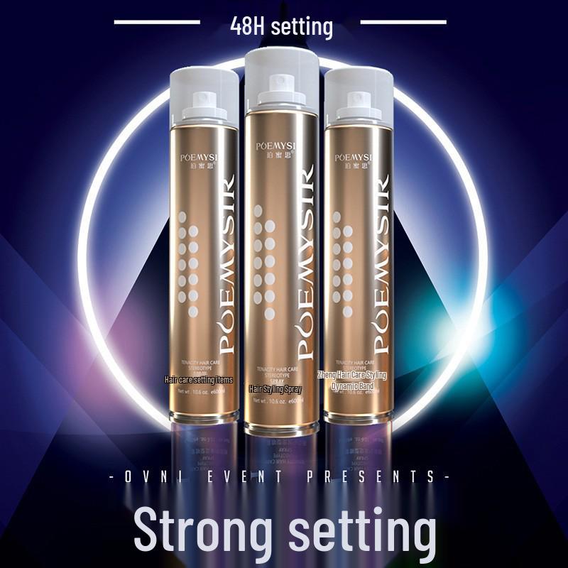 Salon-Grade Strong Hold Hairspray for Men & Women, Tames Flyaways, Large Capacity, In Stock