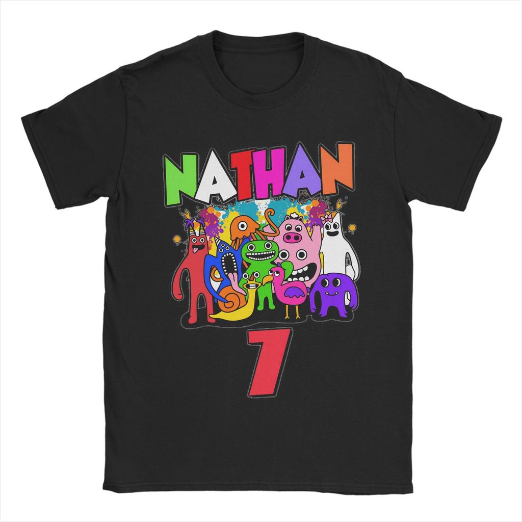 Garten of Banban Friends Characters T Shirt Unisex 100 Cotton Novelty TShirt Crewneck Tee Shirt Short Sleeve Tops Plus Size