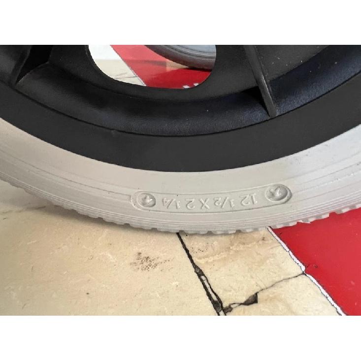 1Pcs 12 Inch Polyurethane Solid Wheelchair Tire - 30mm Wide Non-pneumatic Replacement Wheel