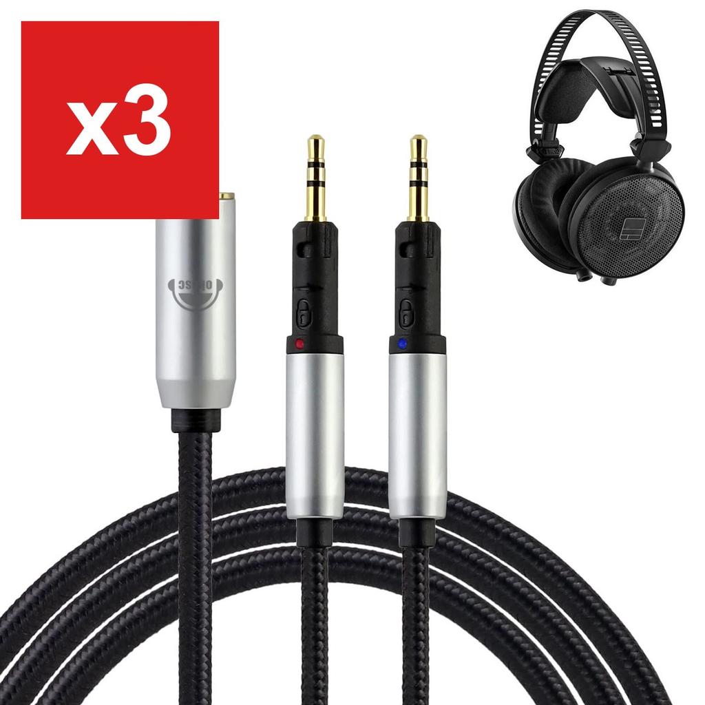 Okcsc TCR70X Headphone Replacement Cable for Audio-Technica ATH-R70X/R70xa, 2.0m, 4-Core OFC with 4.4mm Plug