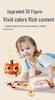 Jollybaby Deluxe Animal Tail Cloth Book - Tear-Resistant, Chewable Educational Toy for Infants