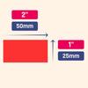 1000 Pieces, 2 x 1 inch - Colored Labels Stickers, Packing Moving Labels for Boxes Color Coded - 8 Colors
