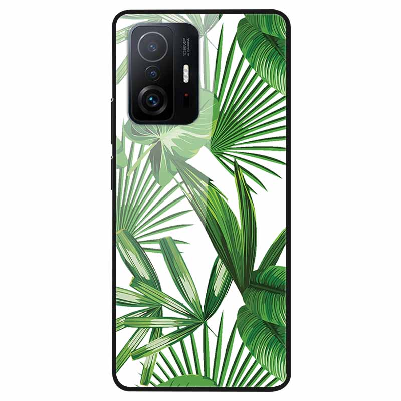 For Xiaomi 11T Tempered Glass Case Soft Bumper Hard Funda For Xiaomi mi 11T Pro Phone Case 11 T 11T Pro 11TPro Back Cover Shells
