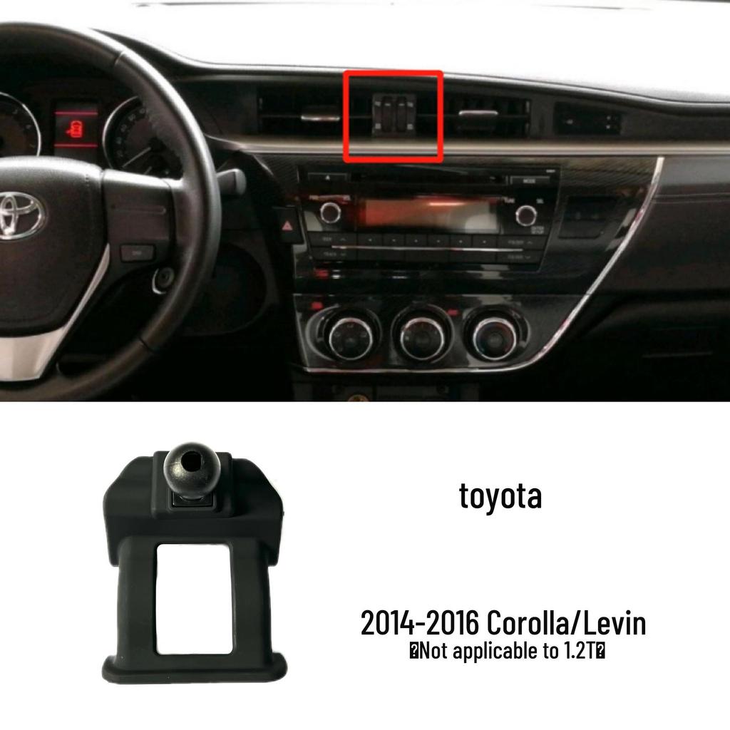 Car Phone Holder for Toyota 6th Gen Camry, Corolla, Highlander - Clip Base Accessory