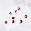 New Arrival Simple Natural Red Garnet 925 Sterling Silver Jewelry Temperament Personality Ball Crystal Stud Earrings XZE022