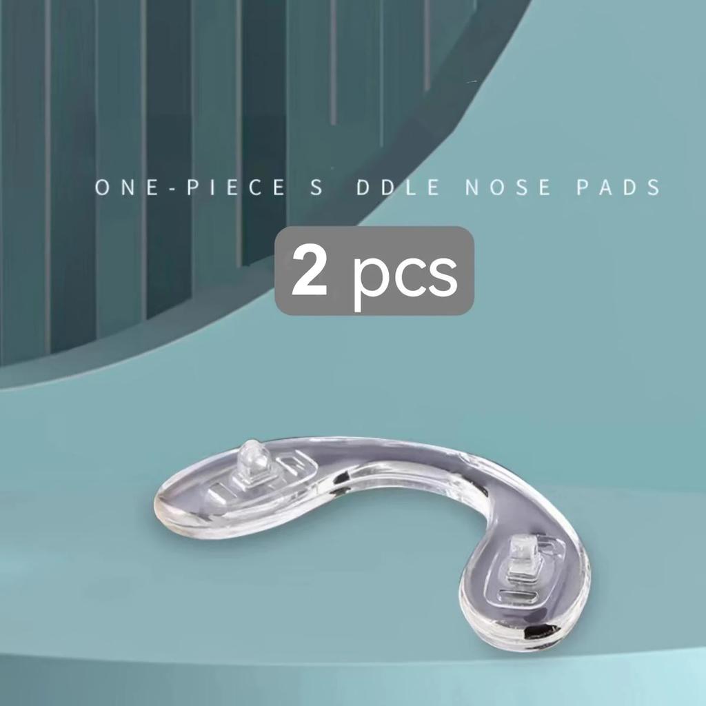 1/2/4pc Ultra-Soft Silicone Eyeglass Nose Pads Comfort Fit Glasses Frame Accessories Anti-Slip Nose Pads for Sports & Daily Wear