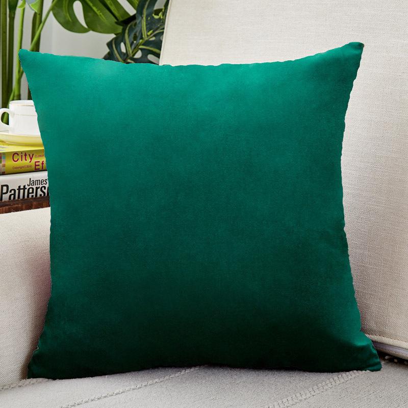 Velvet Pillowcase Cushion Cover Light Luxury Velvet Living Room Sofa Cushion Nordic Home Soft Decoration