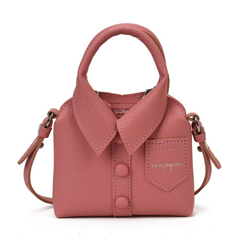 

Мини-сумочка в корейском стиле 2025 года для девочек: Однотонный, Уникальный дизайн, Модный 14*4*13 cm розы красного