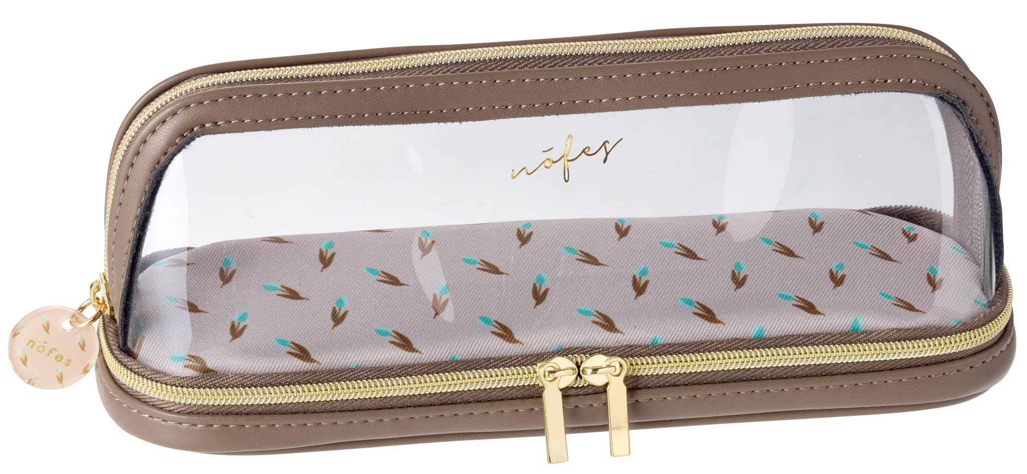 Raymay Fujii Nofes Pen Mocha NSF1456C Pouch, 2-Layer, Brown,
