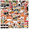 10/30/50 Stück Kawaii Sushi Klebe-PVC-Sticker Ästhetische DIY-Dekoration Scrapbooking Koreanische Haushaltsbuch-Zubehör