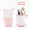 Retractable Pencil Case Kawaii Diy Printed Pen Case Large Capacity Pen Holder Stationery Storage Pencil Bag