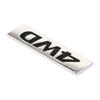 VIPIH Metal Gloss 4WD Emblem Car Fender Trunk Tailgate Badge Decal Sticker 4WD 4X4 SUV Black