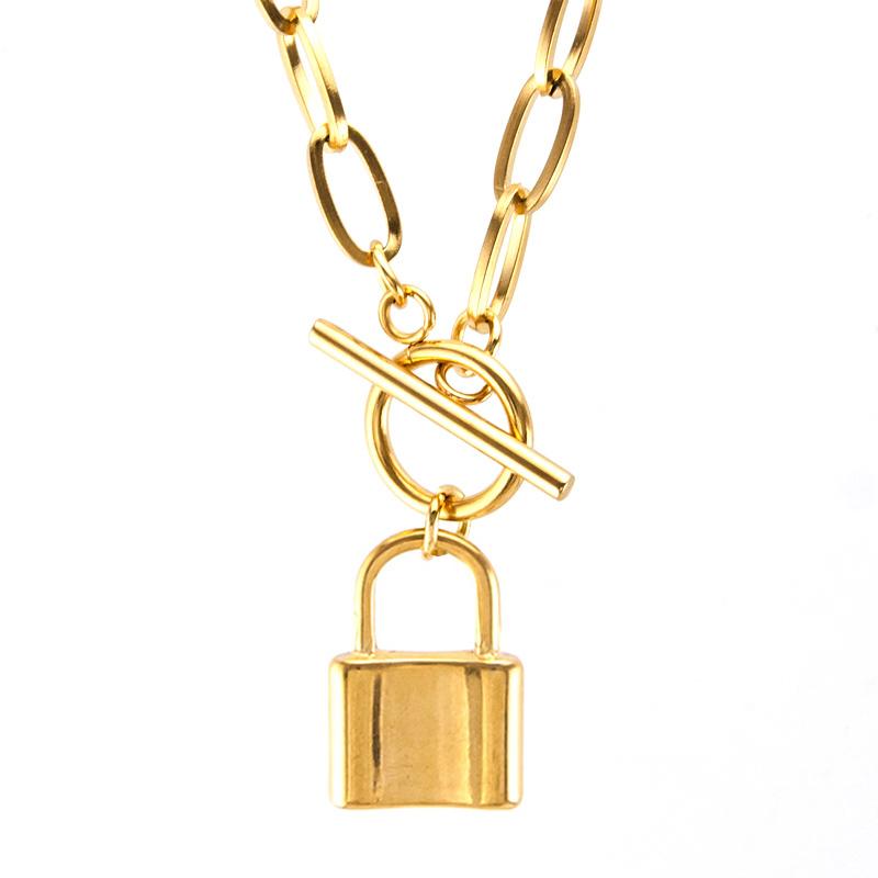 Stainless Steel Summer NECKLACE For WOMEN lucky Coin Penny Long CHOKER GOLD COLOR PENDANT collares de moda Boho Collier