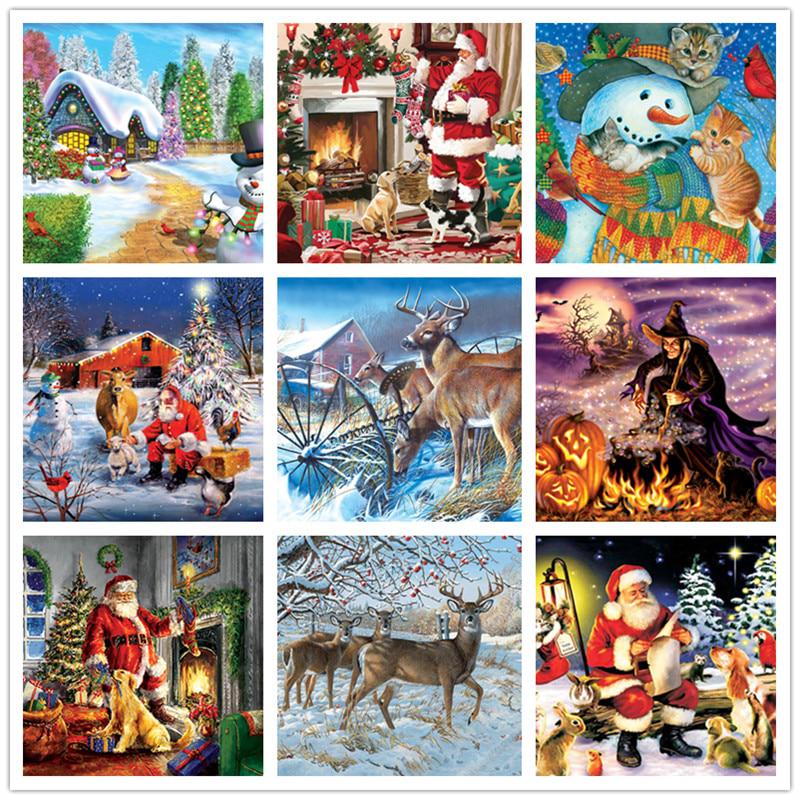 5D Diy Diamond Embroidery Mosaic Pattern Cartoon Character Animal Home Decoration Cross Stitch