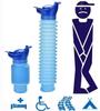 750ml Urinal für Erwachsene Tragbar Schrumpfbar Persönliche Mobile Toilette Töpfchen Damen Kinder Urinflasche Für Draußen Auto Reisen Verkehr Camping