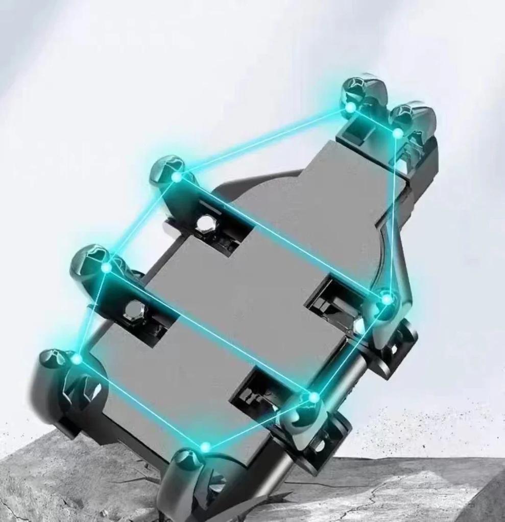 Bicycle E-bike Cell Phone Bracket Universal Upgraded Eight Claws Mobile Phone Holder for Motorcycle Scooter ATV