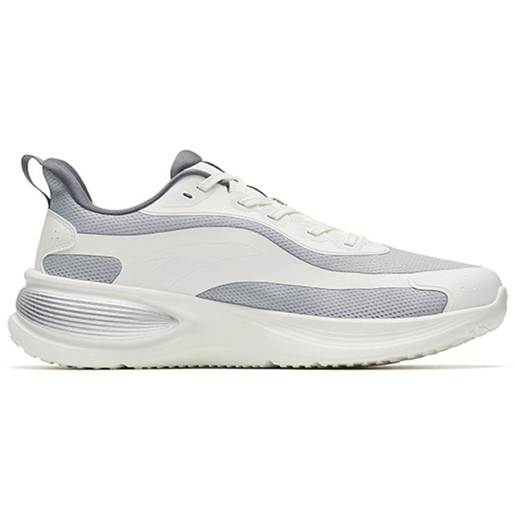 Anta Running Series Durable Low-Top Running Shoes Men Sneakers Gray White Blue 112245571-6