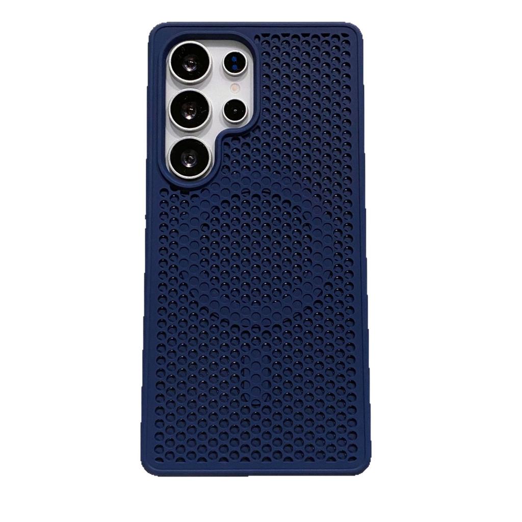 Honeycomb Mesh Cooling Suitable for Samsung S25 Ultra Skin-sensitive Magnetic Phone Case S24 Ultra Anti Fall Protection Case