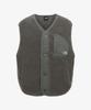 Nv4Fr57B Teddy Fleece Vest Dark_Beige