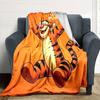 Good Tigger Flannel Blanket Super Soft Warm Cozy Blanket For Sofa Bed Office Travel Allseason Home Decor Gift