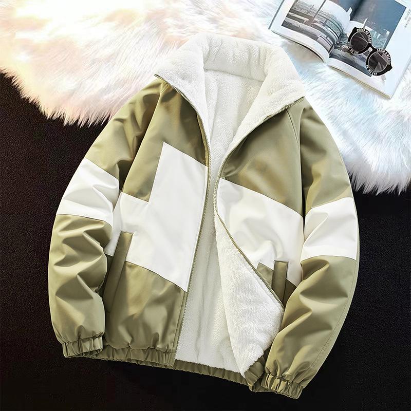 

Утепленное хлопковой подкладкой пальто для подростков на осень и зиму 3XL зелёный