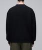 Musinsa Standard Oversized Ribbed Collared Cardigan [Black]