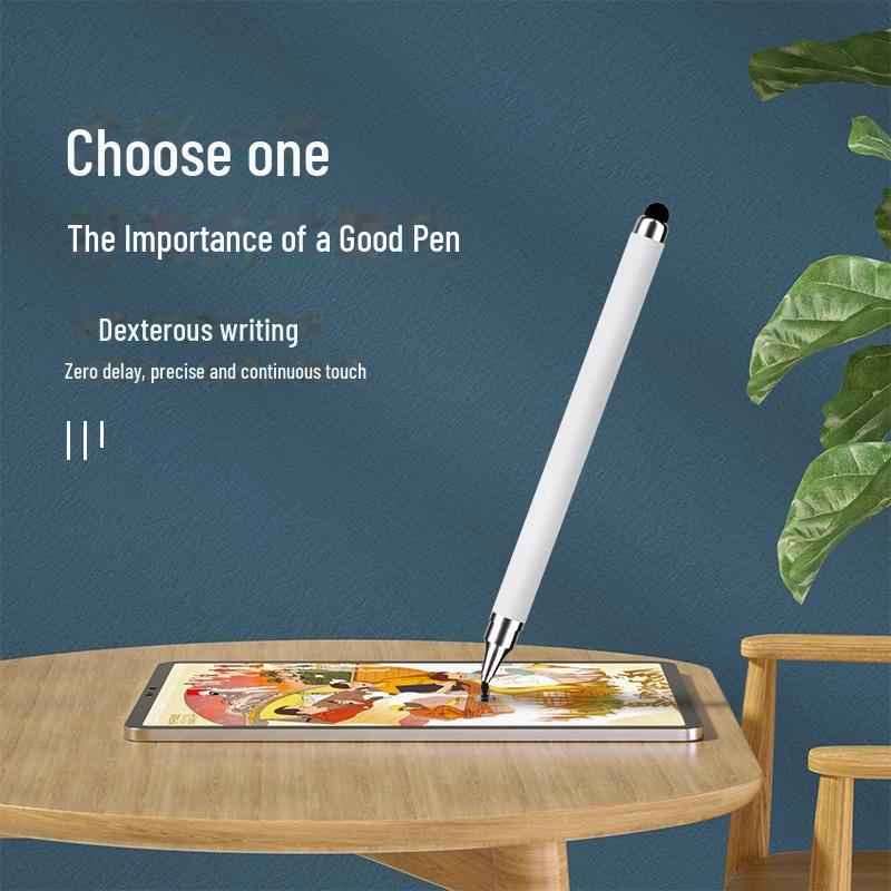 Kapacitní stylus s dvojitým hrotem pro úpravy, kreslení a kancelářské použití na telefonech a tabletech