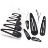 50pcs Thick Metal Hair Clips Water Drop Shaped Hairpins BB Hairclips Snap Barrettes For DIY Headwear Jewelry Making Accessories