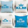 Marke Niederlande KLM Königlich Niederländische Fluggesellschaft Kissenbezug Kissenbezüge Natürlicher Leinen Atmungsaktiv Sofa Schlafzimmer Dekor Kissenhülle