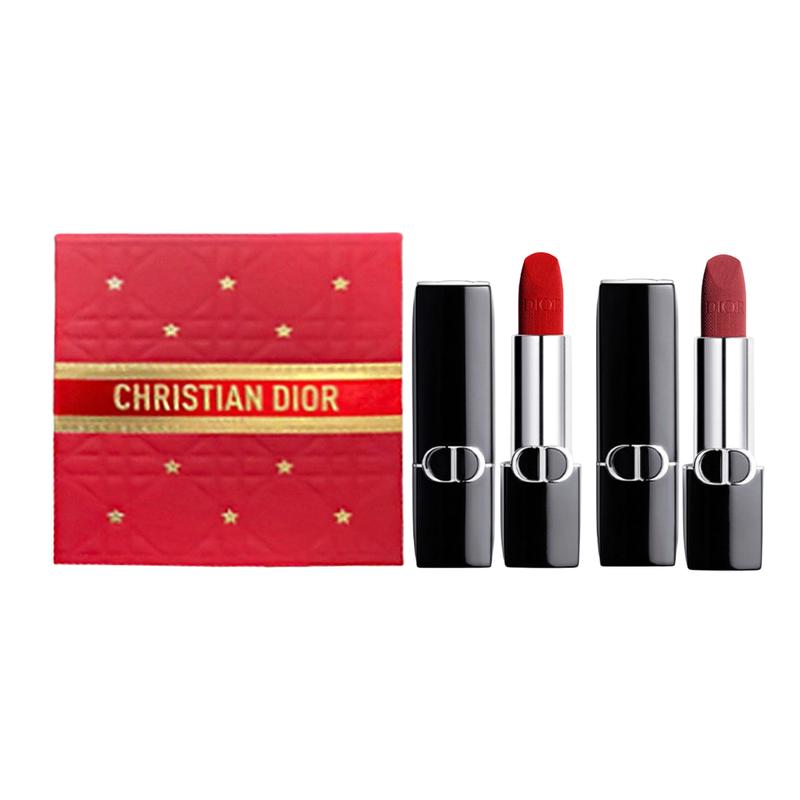 DIOR Lipstick Two-piece set: #999 velvet 3.5g+#720 velvet 3.5g синий