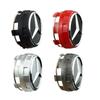 Trslc8 2025 Hot 4pcs 75mm Black Red Raised Car Styling Wheel Center Cap For Mercedes Benz AMG A0004000900