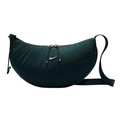 Aura Brand Logo Fashion Design Crescent Bag Fabric Shoulder Bag Unisex Bags Seaweed-Green HQ4370-390