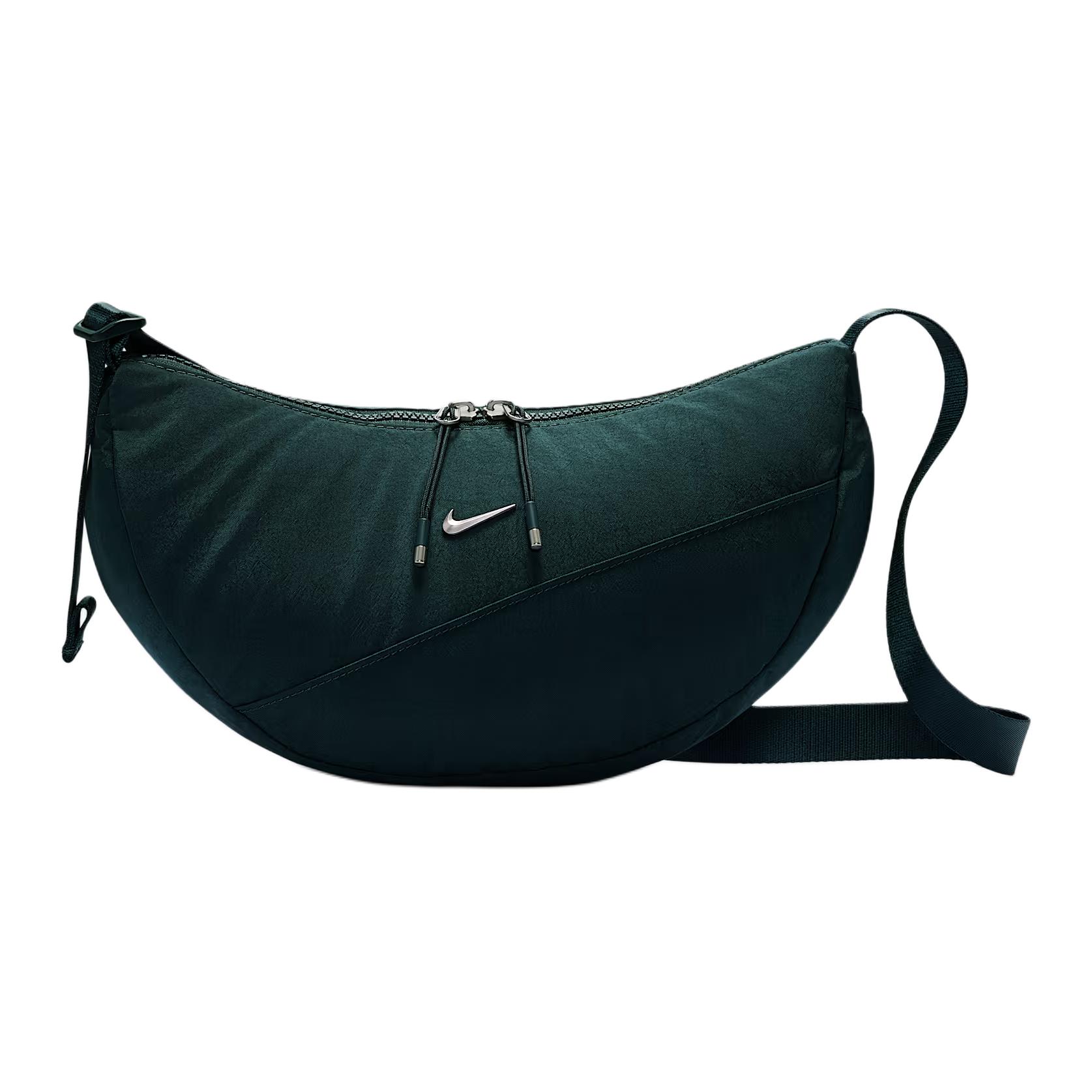 Nike Aura Brand Logo Fashion Design Crescent Bag Fabric Shoulder Bag Unisex bags Seaweed-Green HQ4370-390 Seaweed Green