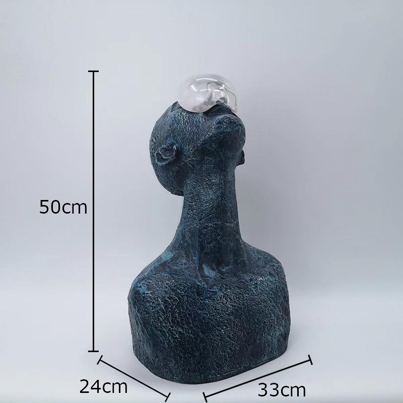 

Minimalist Water Drop Character Resins Sculpture Living Room Desk Decoration Ornaments Abstract Figures Statue Modern Home Decor