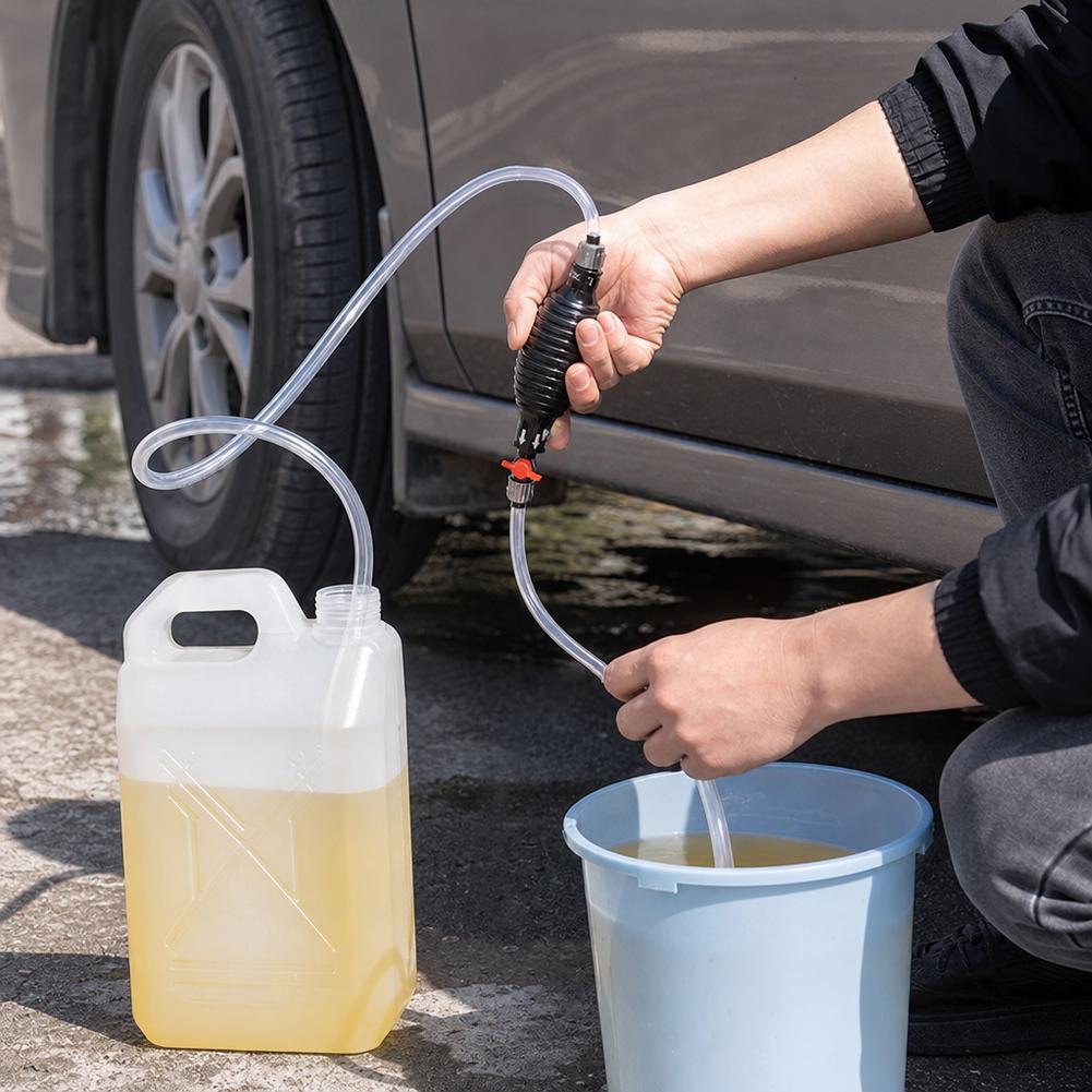 Truck Fuel Oil Pump Petrol Suction Device Petrol Transfer Pump Hand Efficient Car Petrol Tank Sucker Oil Saver 1PC Fuel System Fittings7