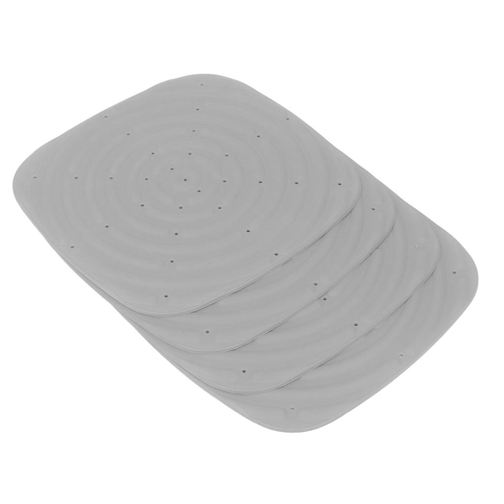 4pcs Chicken Nest Mat Washable Chicken Nesting Pads Nesting Box Pads for Laying Eggs Grey