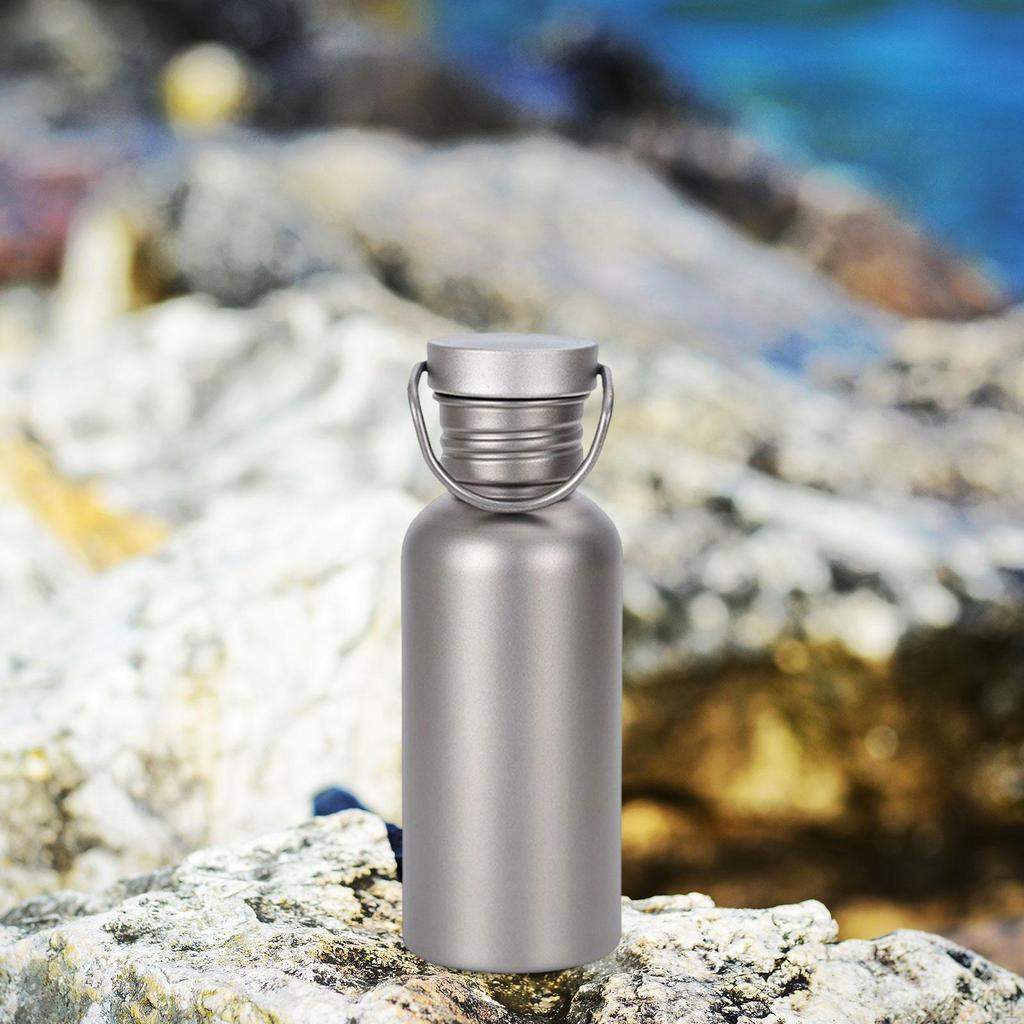 Tytanowa butelka na wodę dzbanek kempingowy lekki do picia sportowy dla