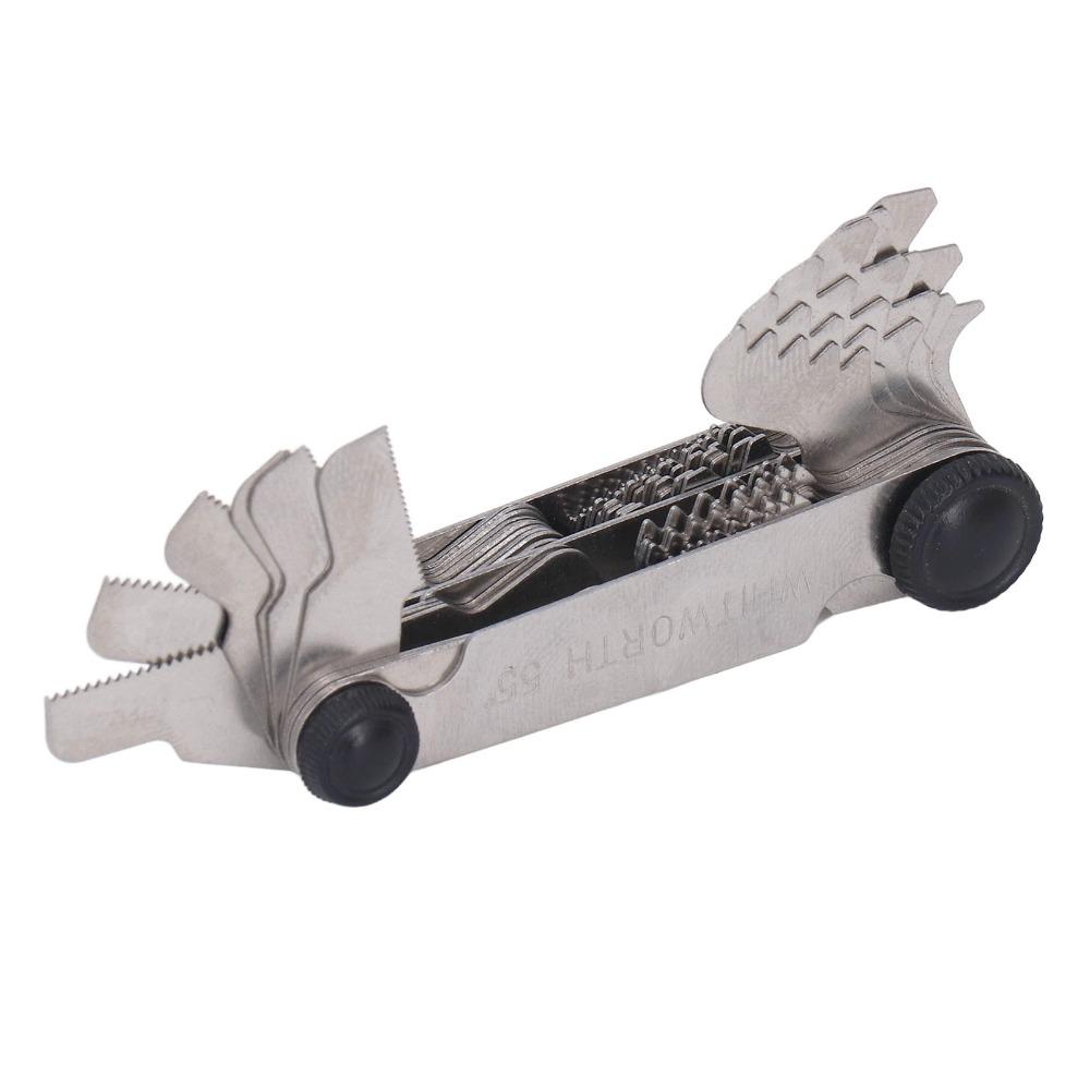 55 Degree Screw Gauge Set Thread Pitch Measurement Tool Thread Pitch Gauges  Industrial Measurement