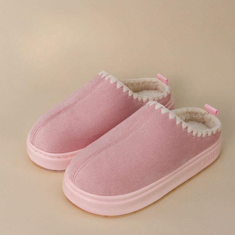 Cotton Shoes for Home Warmth, Thick-soled Indoor Home Slippers