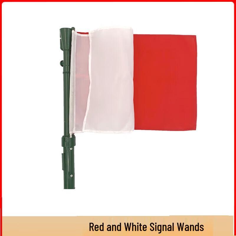 Multi-functional Signal Hand Flag with Whistle and Horn