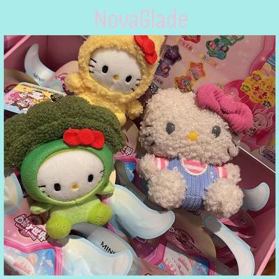 In-stock Hellokitty Shrimp Plush Doll Adorable Kt Toy With Curly Hair