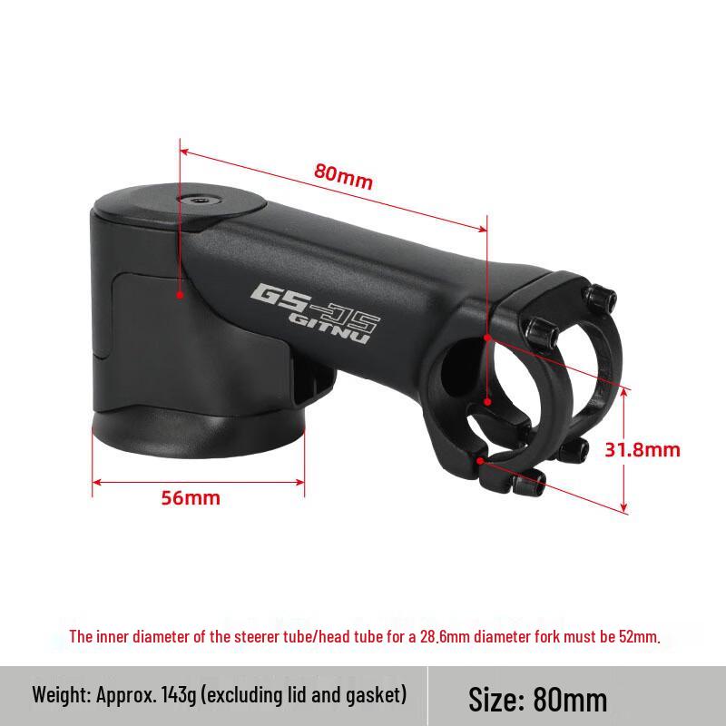 Lishi Aluminum Alloy Internal Routing Bike Stem