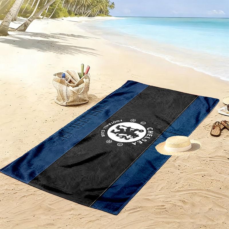 Chelsea Print Beach Towel, Large Soft Quick Dry Towel for Beach Camping Swimming