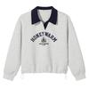 Hotwind Women's Academy Style Collared Sweatshirt